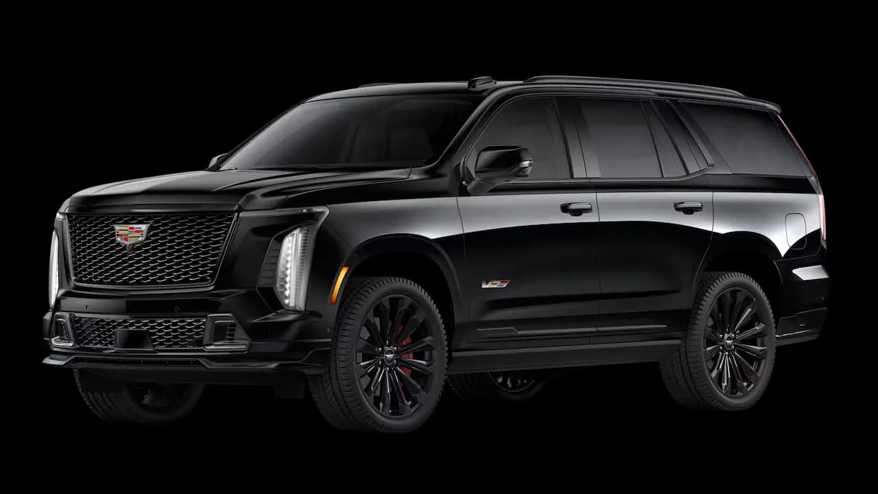 Black Cadillac Escalade SUV
