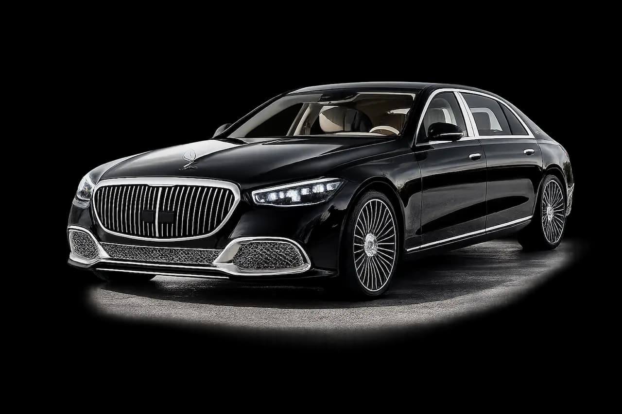 Black Mercedes-Benz S-Class sedan