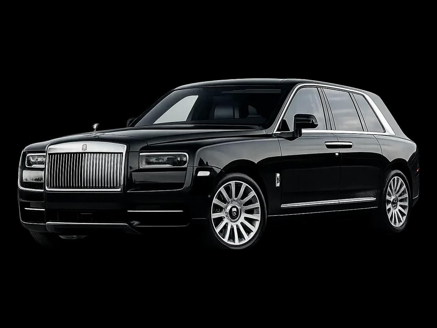 Black Rolls-Royce Cullinan SUV